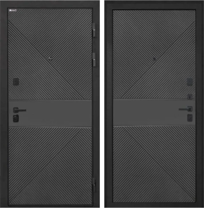 Дверь Интекрон Профит Black (фурнитура черная) ФЛ-613 черный (крашеный) DIS007187